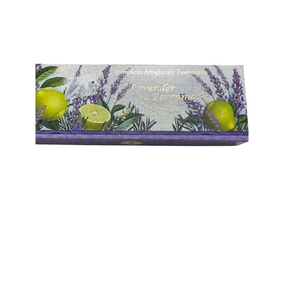 SAPONIFICIO ARTIGIANALE FIORENTINO Soap Lavender Bergamot 4.40 oz New Sealed - Picture 1 of 5